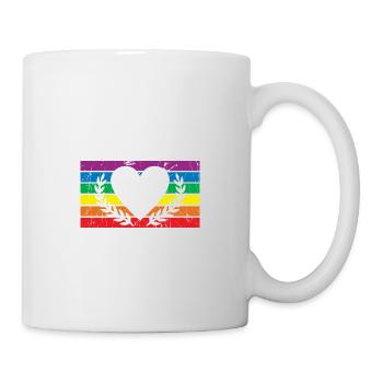 California Pride Flag Pride Month LGBTQ Flag - Mug - white - Right