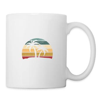 Cape Can accueille à Cape May Beach Tropical - Mug blanc - blanc - Droite