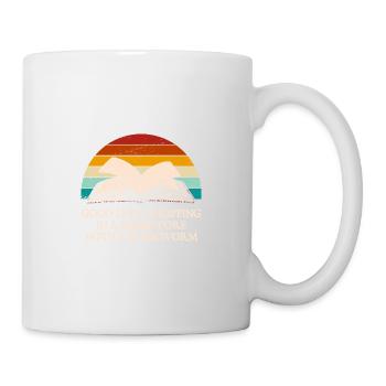 Viel Glück beim Einkaufen in lustigen Buchliebhabe - Tasse - Weiß - Rechts