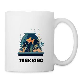 🤿Aquarium "TANK KING" Shirt 🤿 - Mug - white - Right