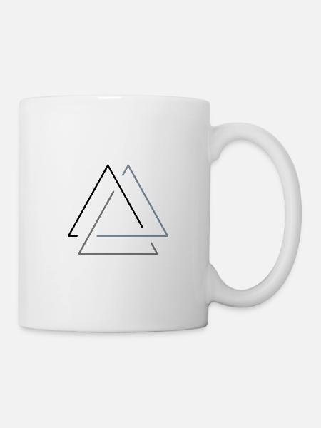 Berge Triangle – in a triad - Mug - white