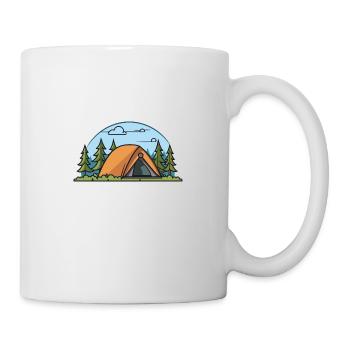 Tente de camping Nature - Mug blanc - blanc - Droite