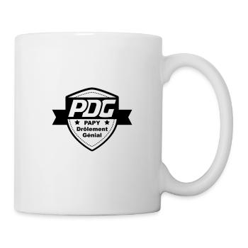 PDG papy - Mug blanc - blanc - Droite