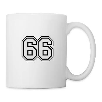 66 - Tasse - Weiß - Rechts