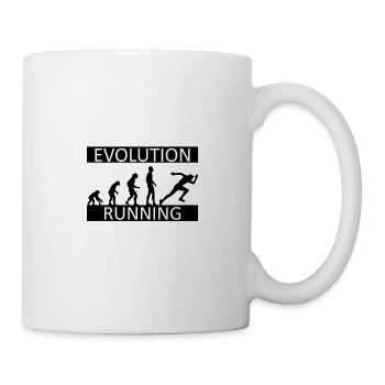Evolution Running - Running - Jogging - Marathon - Mug - white - Right