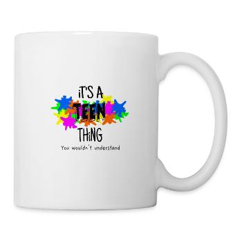Teen Sache - Tasse - Weiß - Rechts