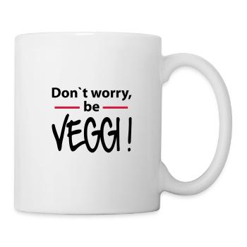 Vegetarian vegan veggi - Mug - white - Right