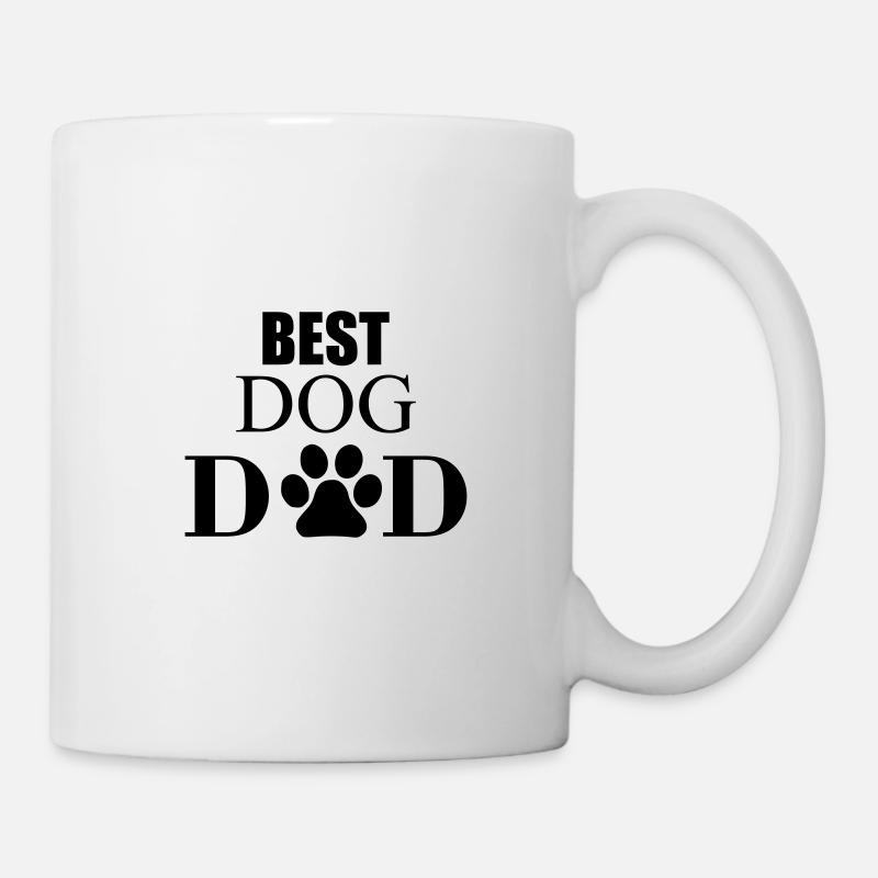 Best Dog Dad - Tasse - Weiß