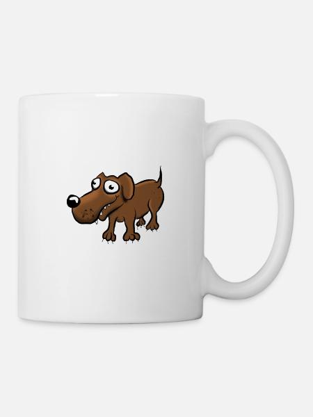 Hund - Tasse - Weiß