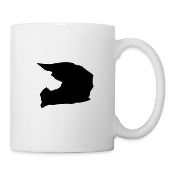 Cross helmet - Mug - white - Right