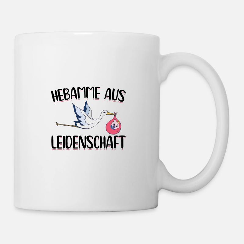 Hebamme - Tasse - Weiß