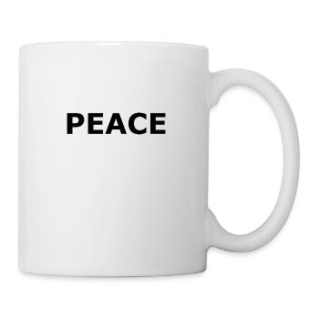 PEACE - Tasse - Weiß - Rechts