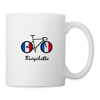 Bicyclette France - Mug blanc - blanc - Droite