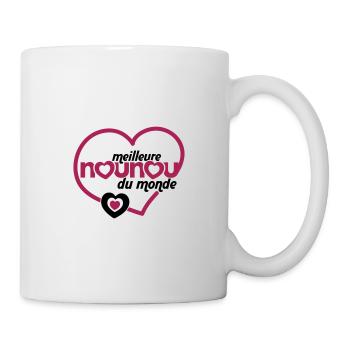 Meilleure Nounou du monde - Mug blanc - blanc - Droite