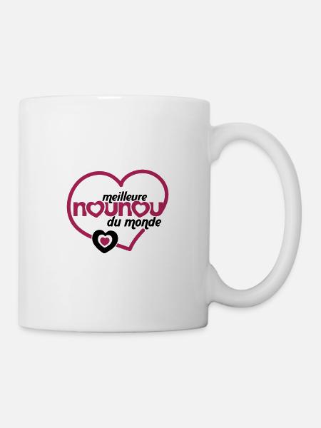 Meilleure Nounou du monde - Mug blanc - blanc