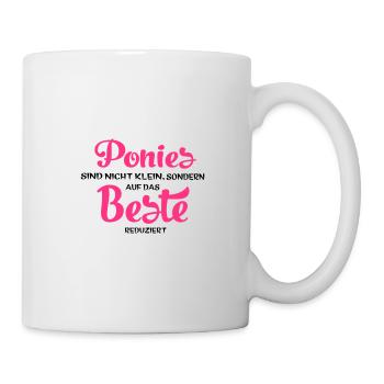 Pony - Tasse - Weiß - Rechts