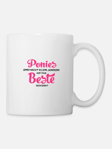 Pony - Tasse - Weiß