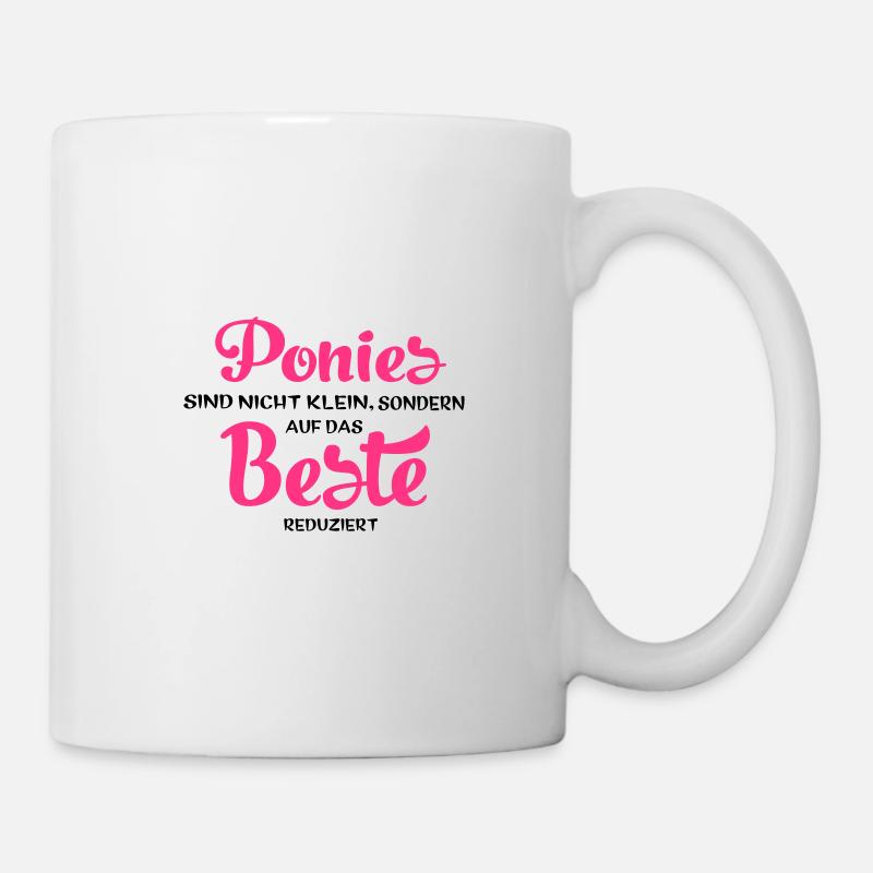 Pony - Tasse - Weiß