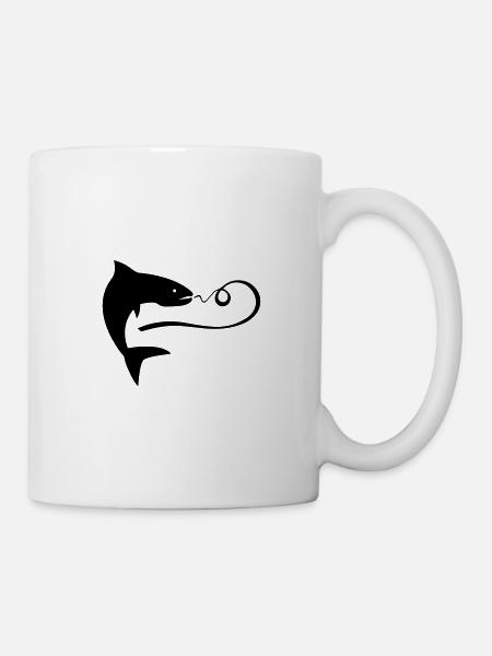 Angeln - Tasse - Weiß