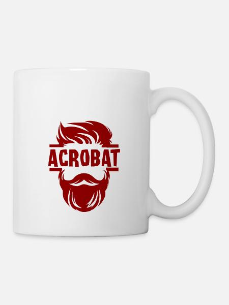 Acrobat - Premium Design - Tasse - Weiß
