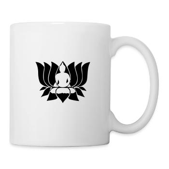 buddha lotus - Mug - white - Right
