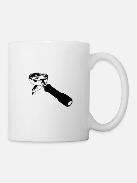 Espresso portafilter - Mug - white