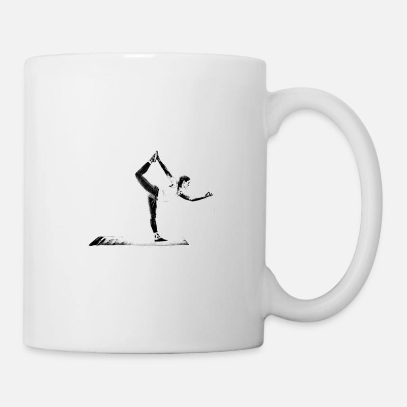 Yoga - Tasse - Weiß