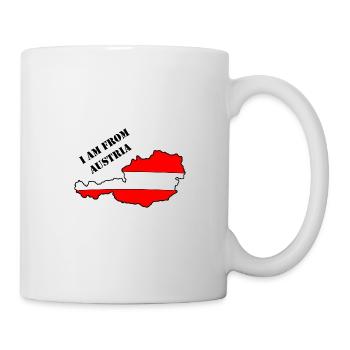 I am from Austria - Österreich - Tasse - Weiß - Rechts
