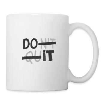 DAVON VERLASSEN - DO IT - Tasse - Weiß - Rechts