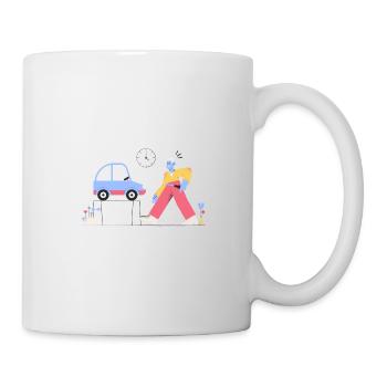 Pablo - Car service - Tasse - Weiß - Rechts