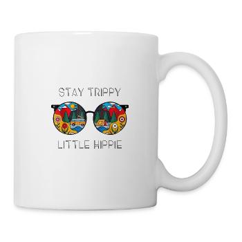 Trippy Goa Psychedelic Rave Trip Hippie - Mug - white - Right