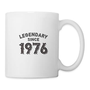Né en 1976 45e anniversaire rétro - Mug blanc - blanc - Droite