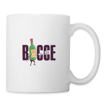 Bocce Wine Bottle Bocce Ball avec Jack Bocci Game - Mug blanc - blanc - Droite