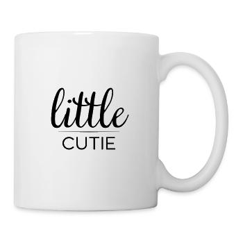 little cutie, little cute kids - Mug - white - Right
