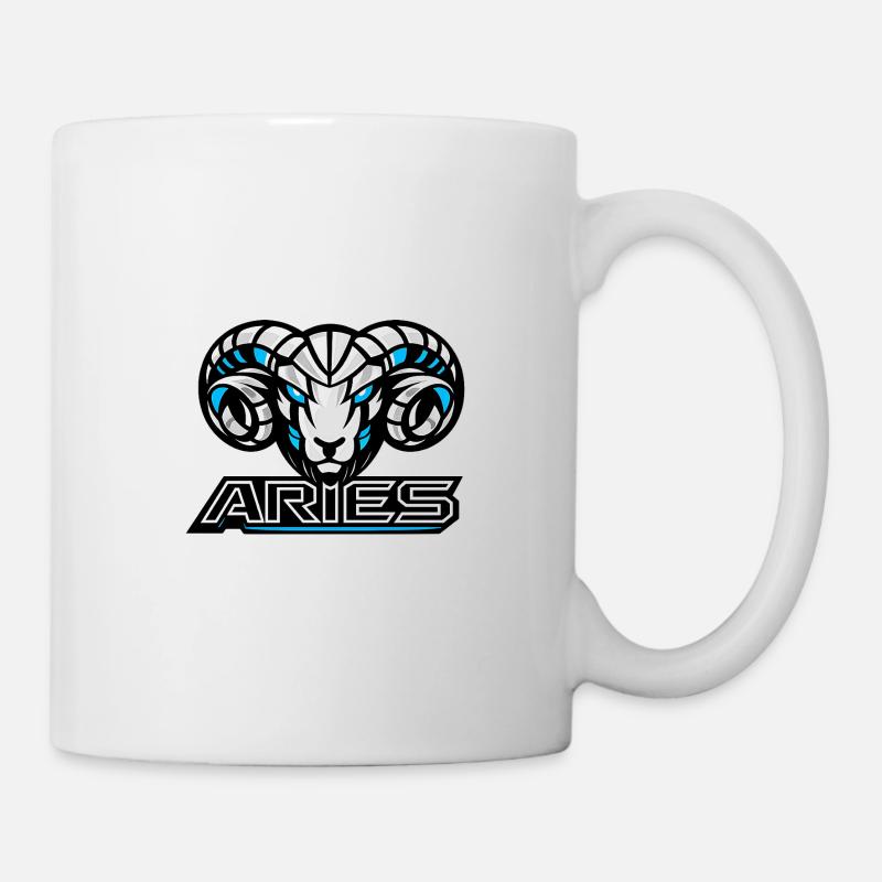 Ariete_raster - Mug blanc - blanc