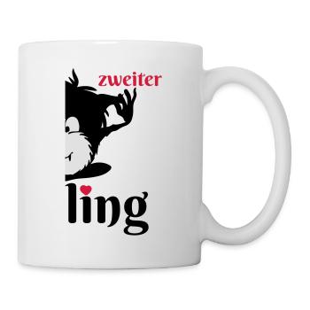 Monster Smuffel zweiter Zwilling geteilt - Tasse - Weiß - Rechts