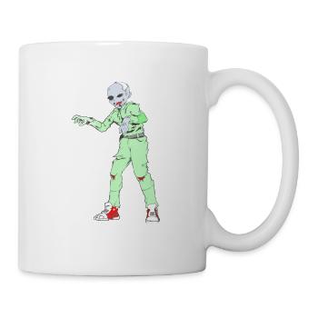 Zombie Collection: Zombie Man - Tasse - Weiß - Rechts