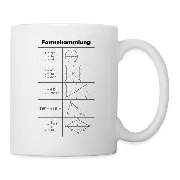 Formulary / Math / Mathematics - Mug - white - Right