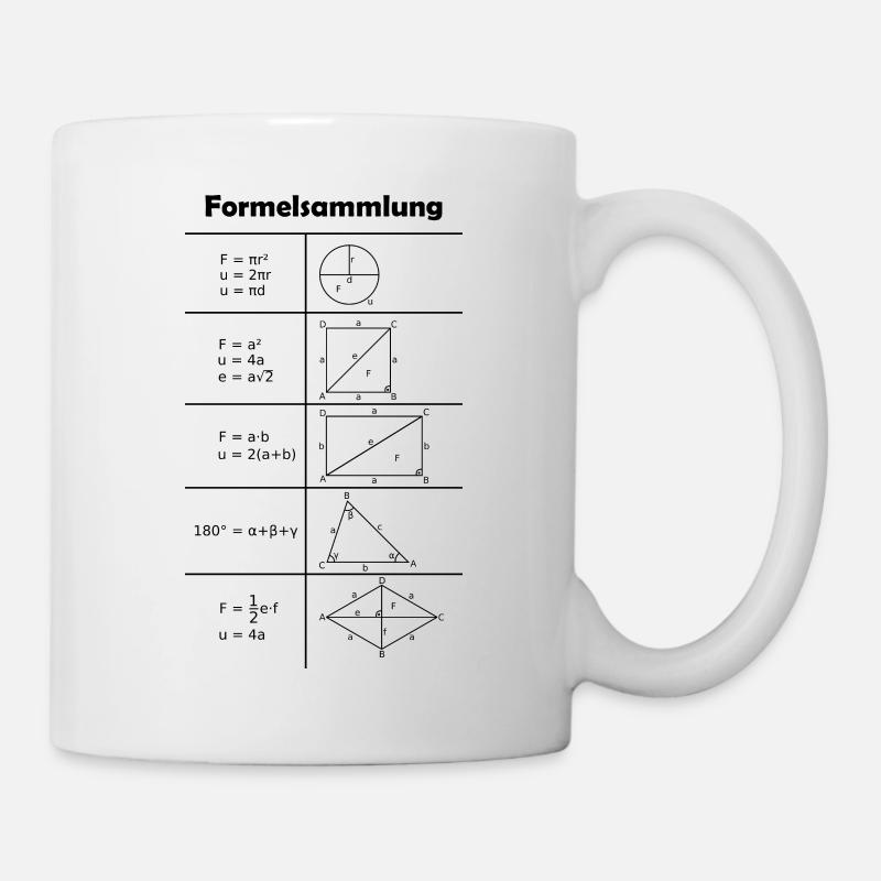 Formulary / Math / Mathematics - Mug - white