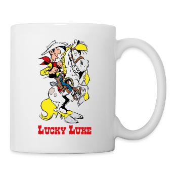 Lucky Luke With Horse Jolly Jumper - Mug - white - Right