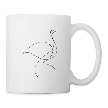 Cygne - Mug blanc - blanc - Droite