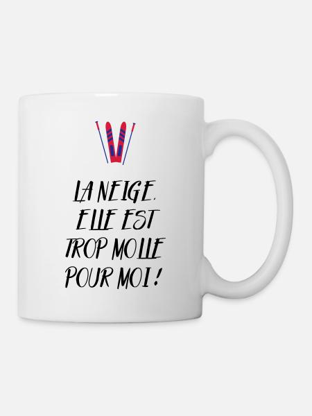 La neige, elle est trop molle pour moi ! Culte - Mug blanc - blanc