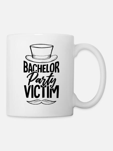 bachelor party bräutigam - Tasse - Weiß