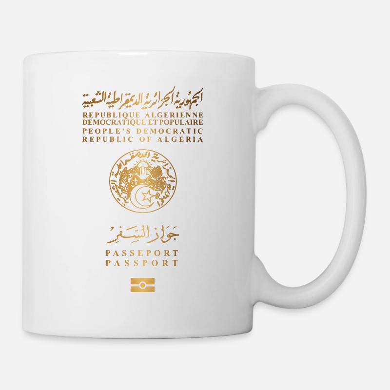 Passeport Algérien - Mug blanc - blanc