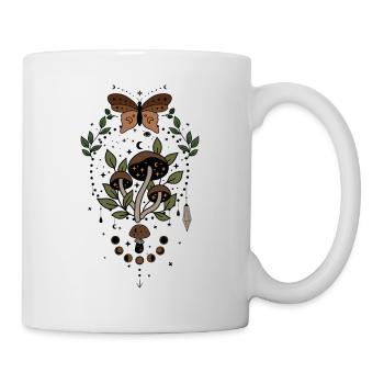 Champignon magique de la nature - Mug blanc - blanc - Droite