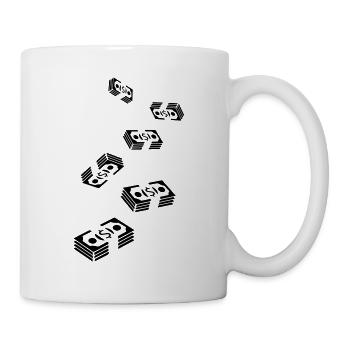 Money Money silhouette - Mug - white - Right