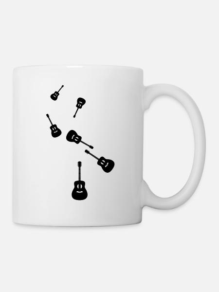 Acoustique de guitare - Mug blanc - blanc