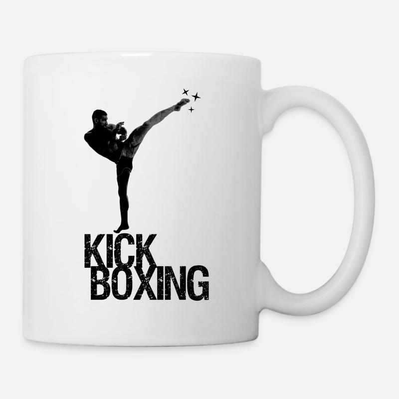 Kickboxen Kampfsport Kampf Kampf - Tasse - Weiß
