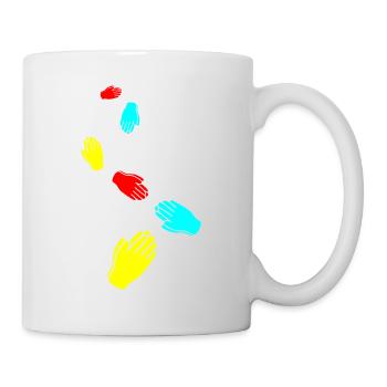 Hands symbol - Mug - white - Right