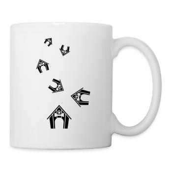 Chien de maison pour chien - Mug blanc - blanc - Droite